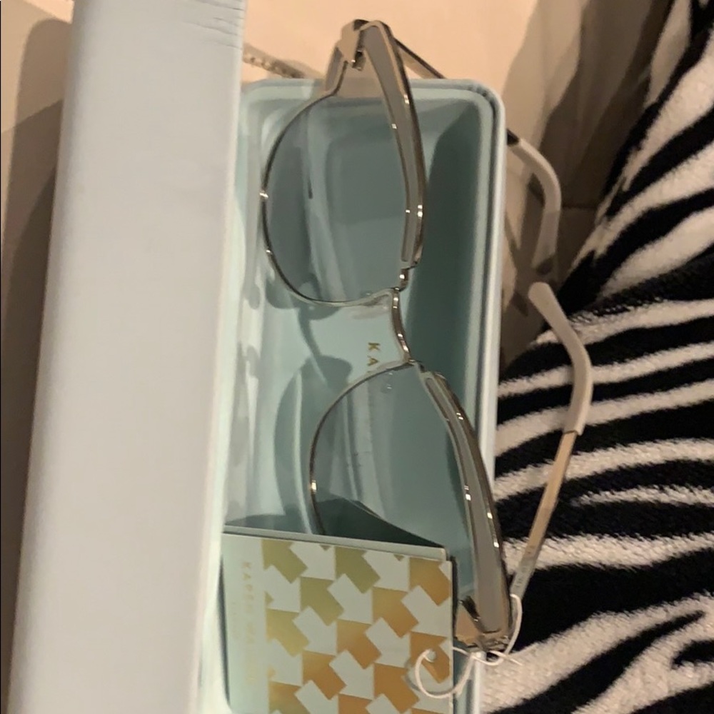 Karen Walker Silver Wixtal Clear mirror sunglasse